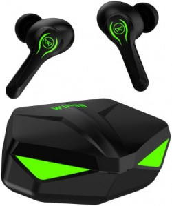 WINGS Phantom Wireless Earbuds with 50ms Low Latency Game mode 5.3 Bluetooth Headset(Black, True Wireless)