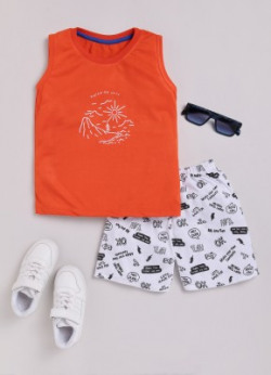 Miss & Chief Boys Casual Vest Shorts(Blue) Starts@70
