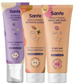 Sanfe Intimate Starter Kit - Serum With Brightening Back And Bum Cream(3 Items in the set)