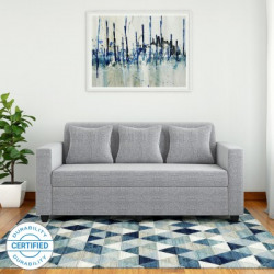 Bharat Lifestyle Lexus Fabric 3 Seater  Sofa(Finish Color - Grey, DIY(Do-It-Yourself)) starts From 6999