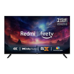 Redmi Xiaomi 108 cm (43 inches) 4K Ultra HD Smart LED Fire TV L43R8-FVIN (Black)