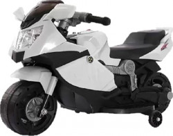Miss & Chief by Flipkart Electric 6V Rechargable Bike Rideons & Wagons Battery Operated Ride On(White)