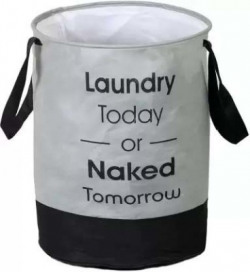 PerfectKrafts 45 L Grey, Black Laundry Bag Starts @ 99