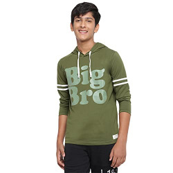 Lil Tomatoes Boys Cotton Hooded T-Shirt Starts @99
