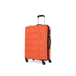 Kamiliant American Tourister Polypropylene Kam Harrier Sp78Cm Orange Spinner Suitcase, Medium