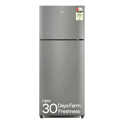 Godrej 223 L 2 Star | AI Powered | 95%+ Food Surface Disinfection | Uniform 360 Cooling | Cool Balance Technology | Inverter Frost Free Double Door Refrigerator (RF EON 244B RI ST GL, Steel Glow)