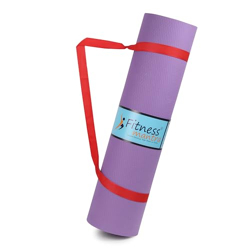 Fitness Mantra Yoga Mat for Gym Workout and Yoga Exercise with 4mm Thickness, Anti-Slip Yoga Mat for Men & Women Fitness (Qnty.-1 Pcs.) (Purple)(4mm)