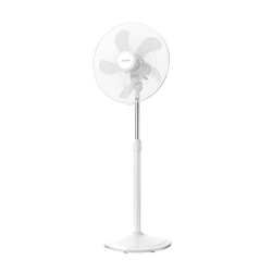 Polycab Optima Mini 400mm Oscillating Pedestal Fan For Home, Office | High Speed & Air Thrust | Aerodynamic Blades with cutting edge design | 100% Copper Winding Motor | 2 Years WarrantyWhite
