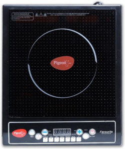 Pigeon Favourite IC 1800 W Induction Cooktop(Black, Push Button) Starts From 1299