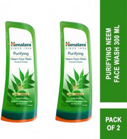 HIMALAYA PURIFYING NEEM FACE WASH 300ML (pack of 2) Face Wash(300 ml)