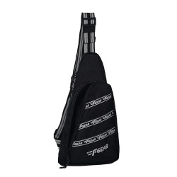 F Gear Savvy 4L Black Crossbody Gym Passport Bag
