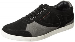 Extacy By Red Chief Black Leather Casual Shoes for Men