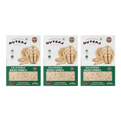 Nutraj California Walnut Kernels Without Shell - 750g (3 X 250g) Pure Without Shell Walnut Kernels | Akhrot Giri Dry Fruit| Perfect for snacking | Brain Food | Raw Akhroth Giri|