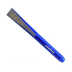 GOODYEAR Chisel, Chisel Tool Set, Octagonal Cast Iron 10" Chisel, Full Forged Bevel Chisel, Cast Iron Chisel Octagonal, Universal Tools For Work, Professional Use, Long Lasting & Rust Free