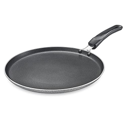 Prestige Omega Select Plus 27.5cm Non-Stick Omni Tawa |Induction Base |Gas & Induction Compatible| Metal Spoon Friendly | Sturdy Handles