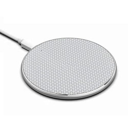 UNIGEN UNIPAD 100 Wireless Charger, 10W Wireless Charging Pad Compatible with iPhone 15/14/13/12/11/XS/X/8 Air-pods & Other Qi Devices (White)