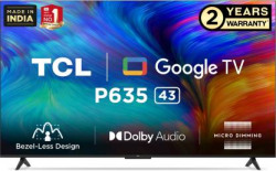 TCL 43P635 108 cm (43 inch) Ultra HD (4K) LED Smart Google TV 2022 Edition with 
