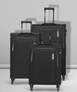 Soft Body Set of 3 Luggage - Lead Combo Set 