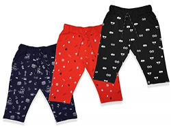 Nutshell Boy's Regular Casual Pants (774B-22-3-4_Navy, Black, Red_3-4 Years)