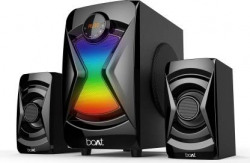 boAt Blitz 1500 / Blitz 1508 Multimedia 50 W Bluetooth Home Theatre  (Premium Black, 2.1 Channel)