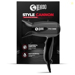 Beardo Style Cannon Hair Dryer | Powerful 1000W airflow | Thermo Protect Technology with 2 Tempreature Settings | Precise styling with special concentrator nozzle | Hair Dryer for men | Rakhi Gift For Brother | Gift For Friends