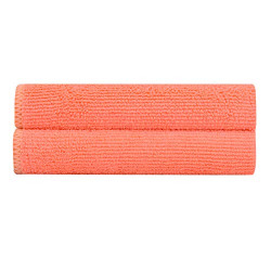 Bathla Spic & Span Multi Purpose Micro Fiber Cleaning Cloth - 340 GSM: 40cmx40cm (Pack of 2 - Peach)