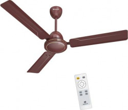 HAVELLS Artemis BLDC 5 Star 1200 mm BLDC Motor with Remote 3 Blade Ceiling Fan  (Brown, Pack of 1)