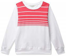 Blink Street Boy's Cotton Crew Neck Sweatshirt (BS-1465-18_Red_4/5YR)
