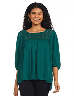 ONLY Women's T Shirt (258047004-Green_Green_S)