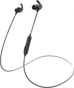Mivi Conquer X14hrs Playtime, Boosted Bass & Made In India Bluetooth Headset(Black, In the Ear)