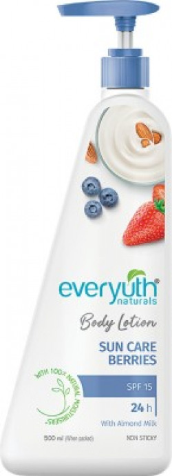 Everyuth Naturals Sun Care Berries Body Lotion(500 ml)