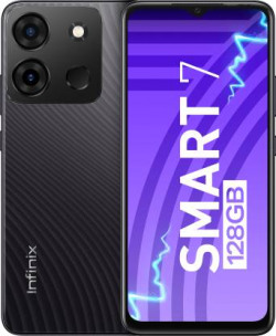 Infinix SMART 7 (Night Black, 128 GB) 