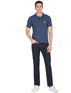 NEWPORT Men's Fitted Polo T-Shirt (NPMCPTS20117B11_Blue L)