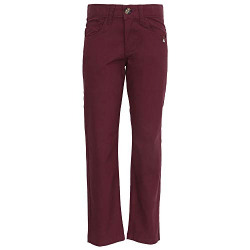 United Colors of Benetton Baby-Boy's Slim Casual Pants (20P4WBOTC201I_Purple_1Y)