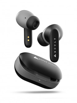 BOULT AUDIO Black AirBass Y1 True Wireless Bluetooth Earbuds