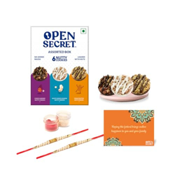 Open Secret Mother's Day Gift Box | Combo of 4 | Dry Fruits Gift Box, Cookies, Gift Hamper, Mother's Day Gift Hampers, Gift Set, Gift for Mom