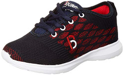 Bourge Boy's Orange-Z4 Navy and Red Running Shoes-12 UK (33 EU) (13 Kids US) (Orange-11)