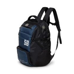 V Lite - Bold Blue 30 Liters Water Repellant 17.5  Laptop Backpack With Rain Cover For Casual, Outdoor, Office Or Daily Use