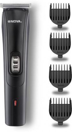 NOVA NHT 1039 USB Trimmer 45 min  Runtime 4 Length Settings(Black)