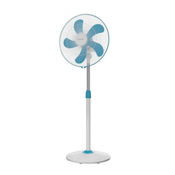 Polycab Optima Mini 400mm Oscillating Pedestal Fan For Home, Office | High Speed & Air Thrust | Aerodynamic Blades with cutting edge design | 100% Copper Winding Motor | 2 Years WarrantyBlue