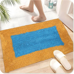 AAZEEM Absorbent Door Mat for Indoor Entrancex Non Slip Mat for Front Door Entryway, Soft Cotton Home. Hotel Balcony Floor Carpet, Floor Mats for Home, KitchenFloor Door Mat |-(55x35cm)