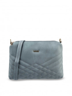 Mochi Grey Embellished Structured Sling Bag 