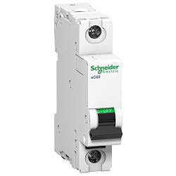 Schneider 1Amp 1 Pole MCB Miniature circuit breaker ACT 9 (Multicolour) (ACT 9 'C' CURVE)