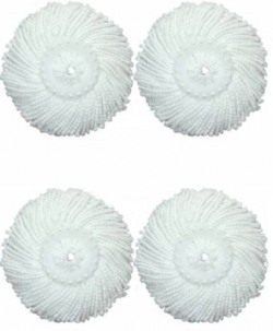 Spotzero Classic Spin mop reffils 4pc Refill(White)