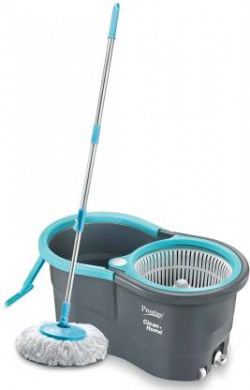 Prestige Cleanhome Alpha Mop With 2 Microfiber Mop Heads Mop Set(Grey, Blue) Starts From 699
