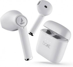 boAt Airdopes 131 with upto 60 Hours and ASAP Charge Bluetooth Headset(Ivory White, True Wireless)