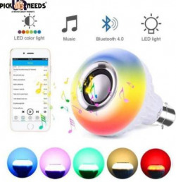 Pick Ur Needs Bluetooth Music LED Light Bulb Colourful Built-in