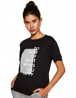 Molly & Sue Women's Regular fit Shirt (swtop01190517961_Black XL)
