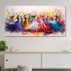 saf Unframed Rolled Art Print Modern Art Canvas For Home Dcor CR-210 Canvas 24 inch x 48 inch Painting(Without Frame) Starts From 599