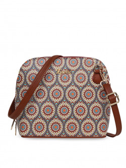 Exotic Ethnic Motifs Printed Structured Sling Bag